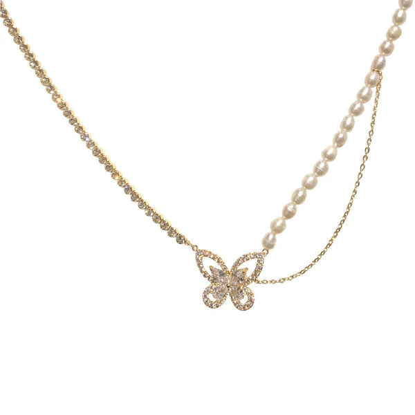 Kärlek halsband fjäril
