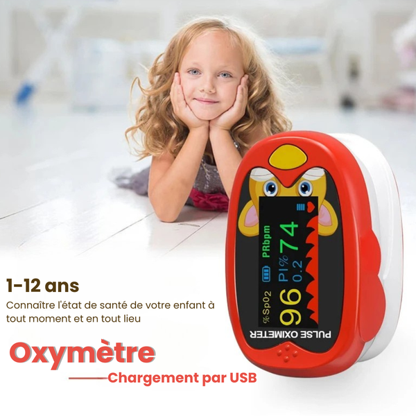 Oxymètre de pouls pour enfants  Vérifiez les niveaux d
