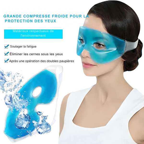 Masque Gel Rafraîchissant pour les Yeux  Réveillez-vous avec un regard reposé, frais et moins gonflé