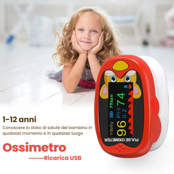 Kid Pulse Oximeter  Check Oxygen & Pulse Levels in Seconds at Home