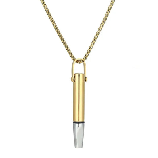 Stainles Steel Anti-Smoking Necklace